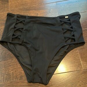 High waisted bikini bottom